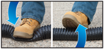 Thetford/ Norcold Sewer Hose, 10 ft Extended Length, 3 in Diameter, Black/Green - 50328