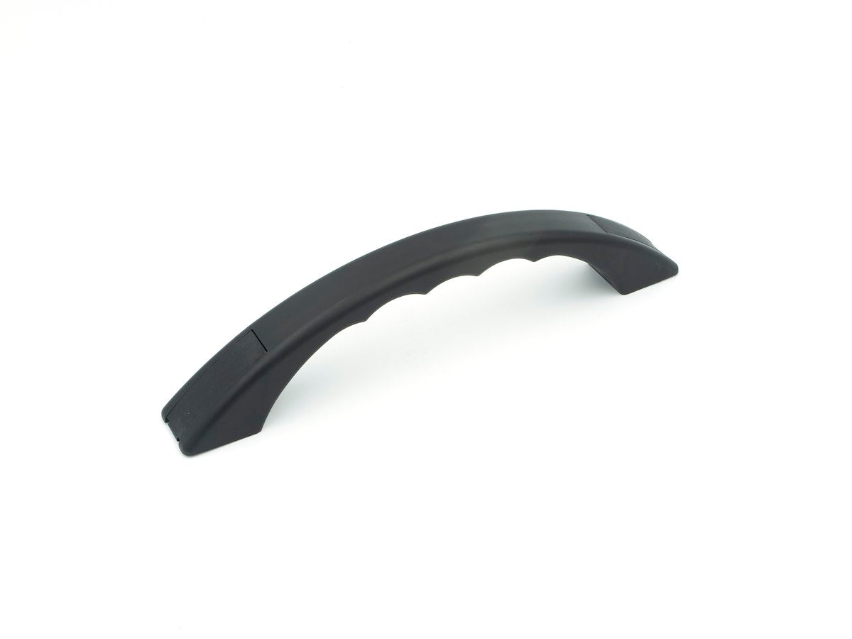 B&B Molders Exterior Grab Bar, Black, 9-7/8 in Overall Length, 8-7/8 in On Center Mounting Holes - 94165