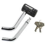 Master Lock Starter Sentry Trailer Hitch Pin, Fits 1/2 in Diameter And 5/8 in Diameter, 3 in Length, 4 Pin Tumbler Mechanism Resists Picking - 2866DAT