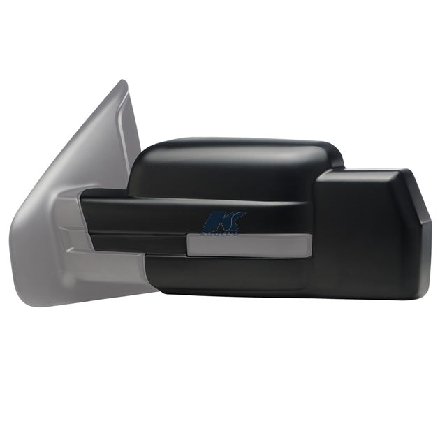 K-Source Exterior Towing Mirror, 4-5/8 in x 6 in, Extends 4-5/8 in, Black, Set of 2 - 81810
