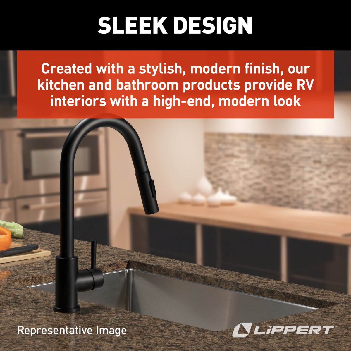 Lippert Faucet, Black Matte - 2021090600