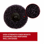 3M Sandpaper, 3 in Diameter, Pack of 25 - 89496