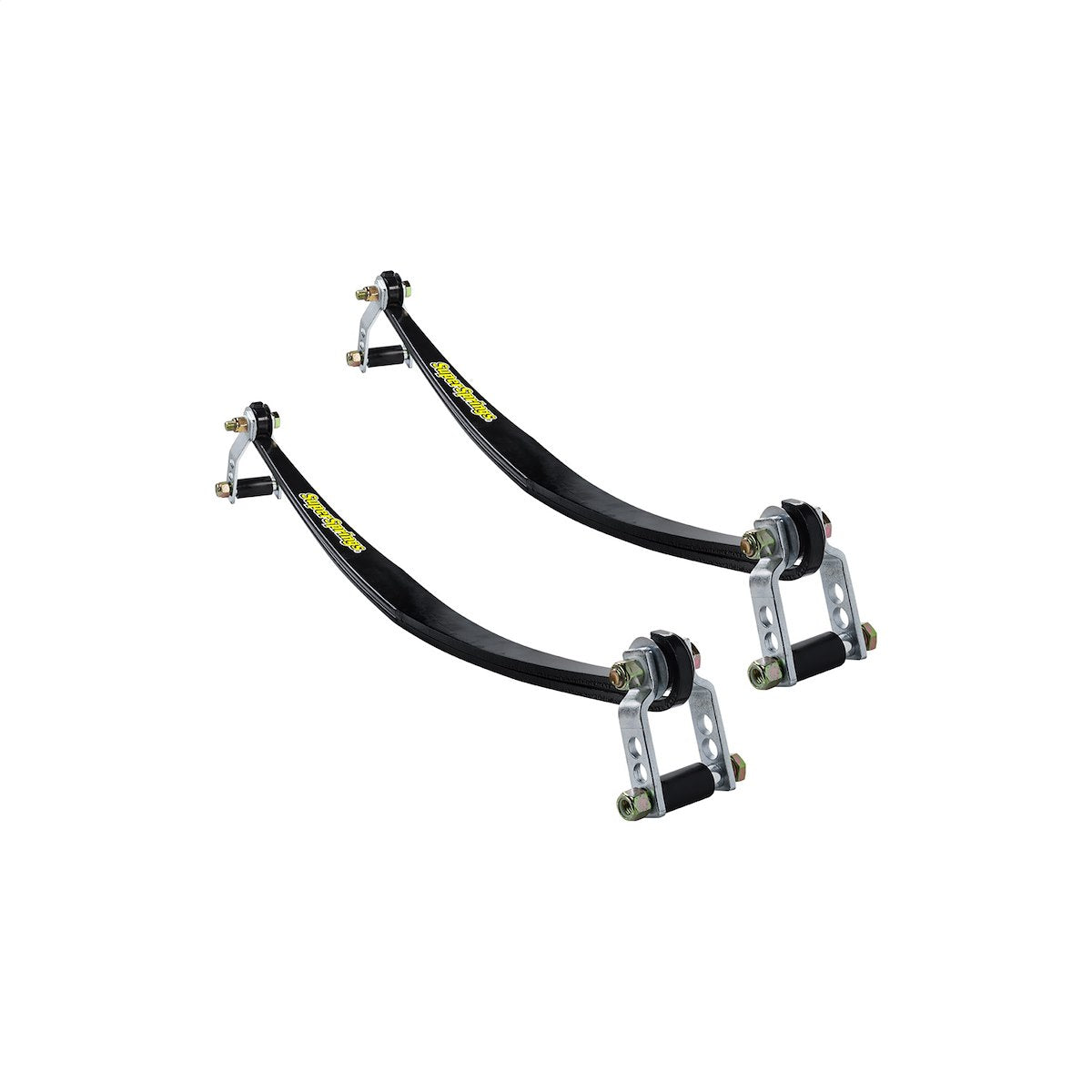 Supersprings Helper Spring Kit, 3 in Width, Steel, With 2 Springs and 4 Shackles, Set of 2 - SSA13