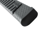 Dee Zee Nerf Bar, 6 in Oval Straight, Black, Aluminum - DZ16401
