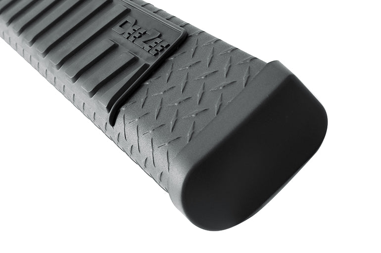 Dee Zee Nerf Bar, 6 in Oval Straight, Black, Aluminum - DZ16401