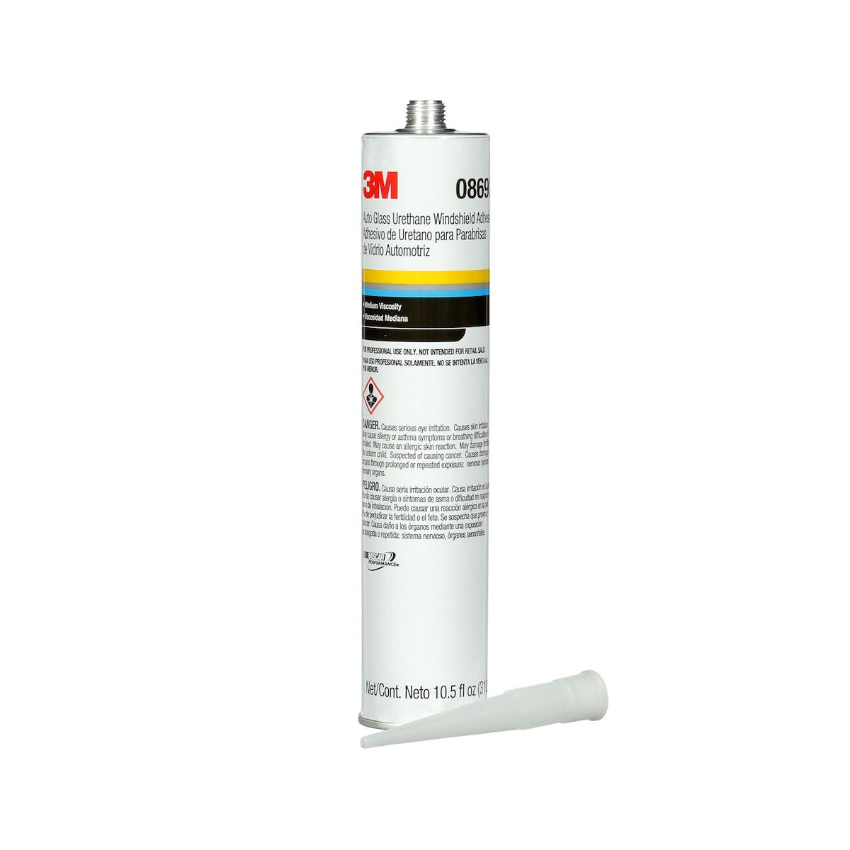 3M Window Glass Adhesive, 10.5 oz Cartridge - 08693