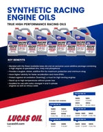 Lucas Oil Oil, SAE 20W-50, 5 qt Jug - 10621