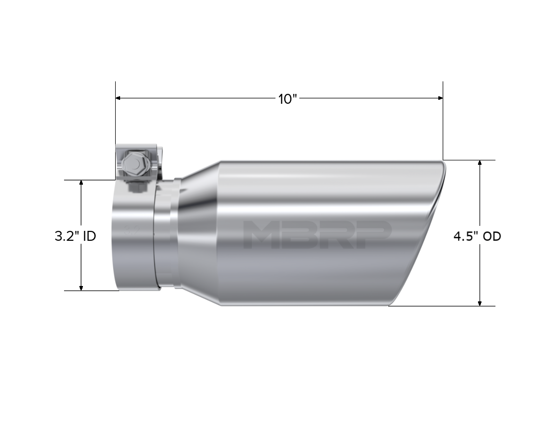 MBRP Exhaust Exhaust Tail Pipe Tip T5196 product image 2