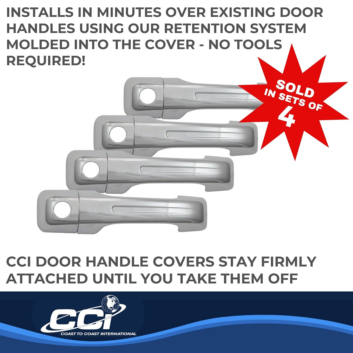 Coast2Coast Door Handle Covers CCIDH68579B product image 3