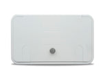 B&B Molders Electrical Cord Hatch, With 2 Vermin Doors To Accept 30/50 amp Power Cords, 6 in Height x 11-1/16 in Width Cutout Dimension - 94316