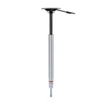 Attwood Marine Boat Seat Pedestal, 24 in To 30 in Adjustable Height, 1.77 in Diameter Post, Aluminum - 3204-T
