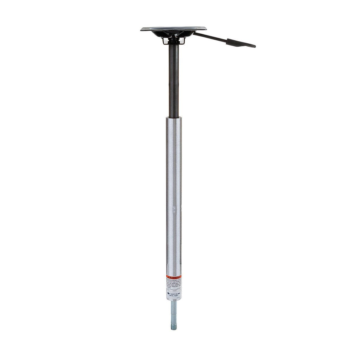 Attwood Marine Boat Seat Pedestal, 24 in To 30 in Adjustable Height, 1.77 in Diameter Post, Aluminum - 3204-T
