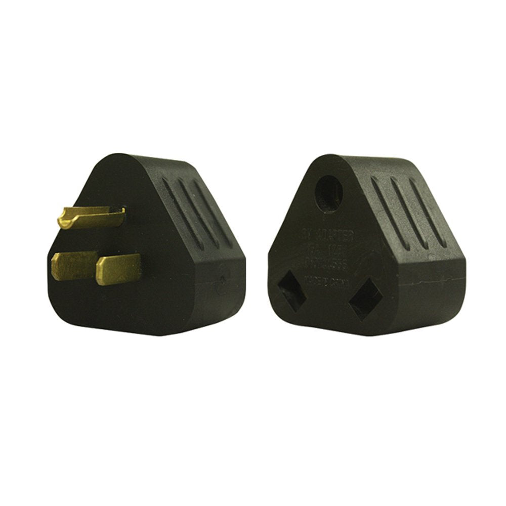 AP Products Power Cord Adapter, 5-15P Plug And 30 amp Receptacle, Black, 30 amp - 16-00550