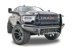 Fab Fours Bumper, Black Steel, Powder Coated Glossy Black 14 Gauge Steel Tread - DR19-S4460-1