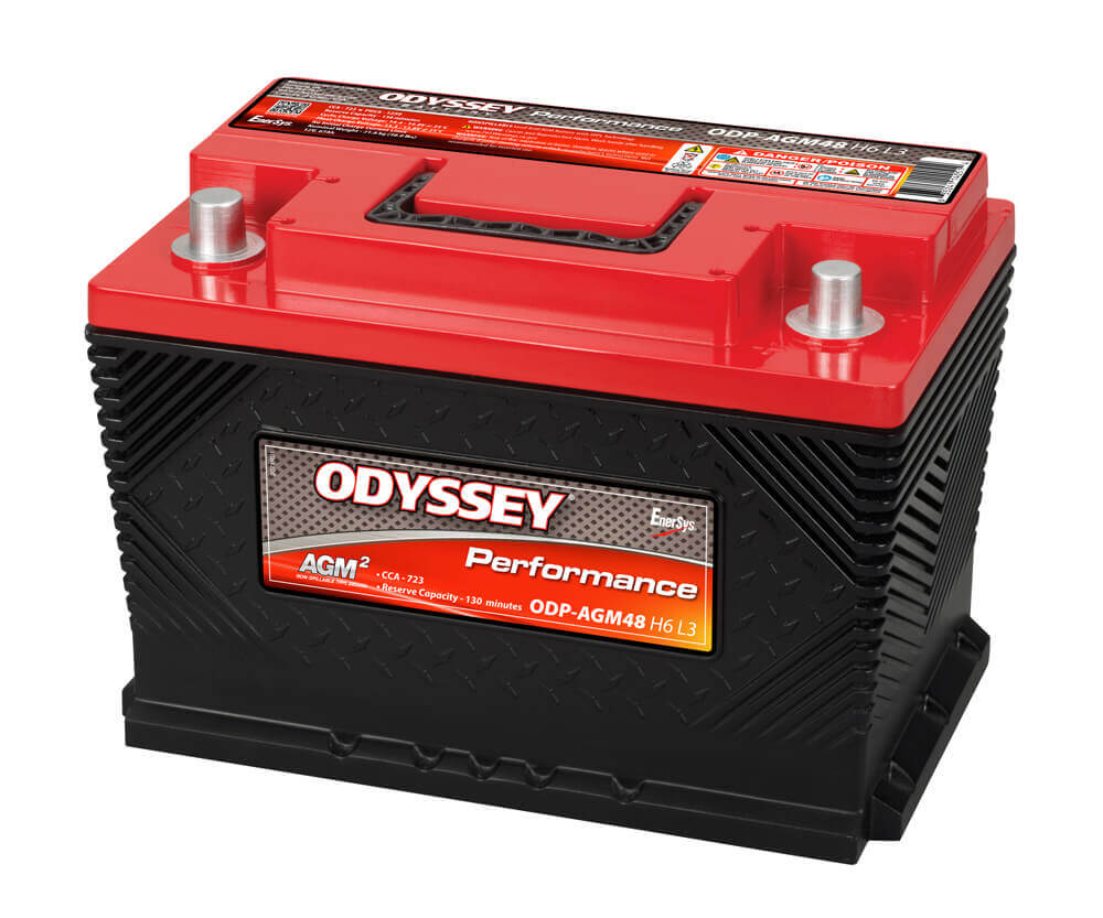 Odyssey Battery Battery, 48 BCI Group Size, 12 V, 720 Cold Cranking amp/1250 Pulse Hot Cranking amp - ODP-AGM48