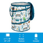 Camco Collapsible Container, Holds 30 gal Kitchen Size Trash Bag - 42997