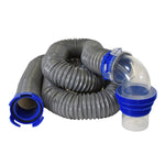 Duraflex Sewer Hose, 30 ft Extended Length, 106 in Compressed Length, 3 in Hose Diameter - 22007