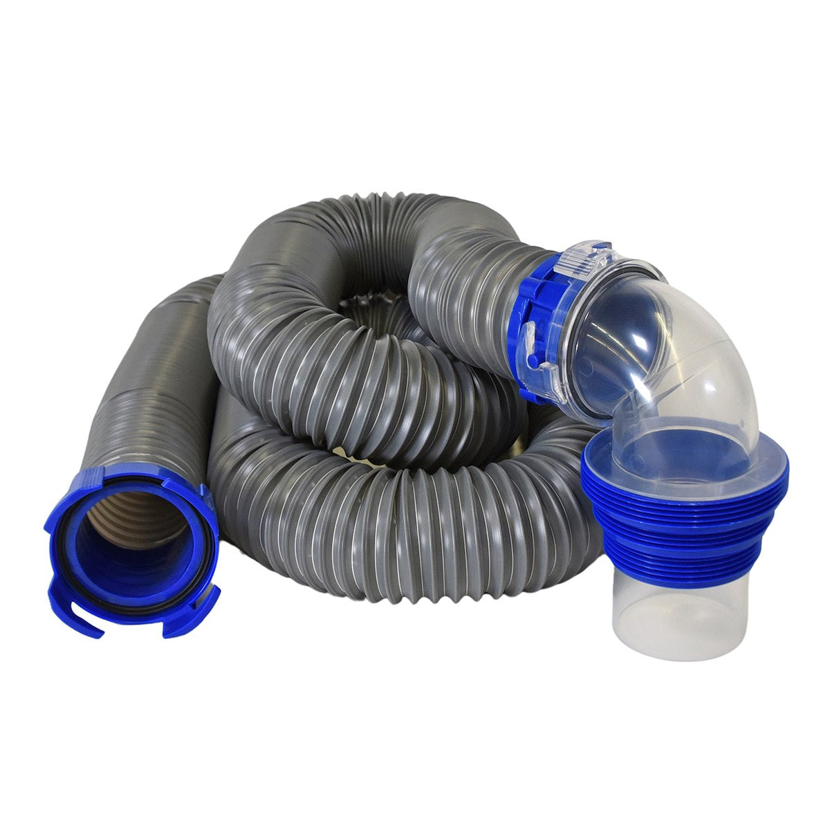 Duraflex Sewer Hose, 30 ft Extended Length, 106 in Compressed Length, 3 in Hose Diameter - 22007