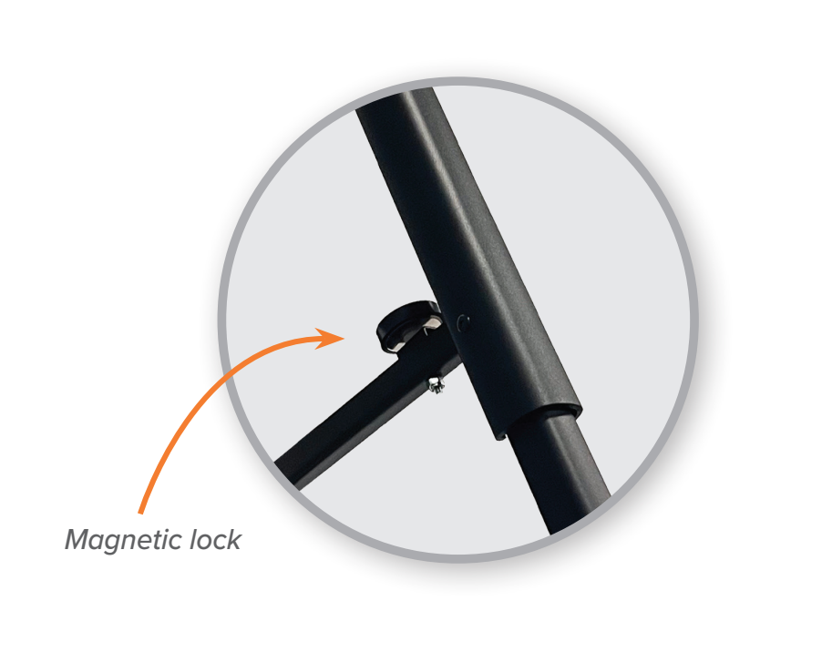 MOR/ryde Entry Step Hand Rail, 36 in Telescopic Length, Extends 16 in Length From RV Wall - SP56-632