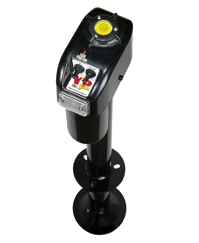Barker Mfg. Trailer Tongue Jack, VIP 3000 Power, 3000 lb Lift Capacity, 18 in Travel - 32453
