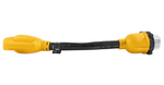 Camco Power Cord Adapter, 50 amp Male To 50 amp Female, 50 amp, 18 in Length - 55552