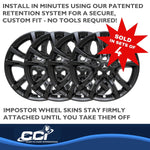 Coast2Coast Wheel Skins & Styled Wheel Covers IWCIMP398BLK product image 4