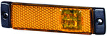 HELLA Side Marker Light - LED, Side Marker Light- LED, Black Trim, 8645 LED Bulb - 008645011