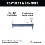 Lippert Entry Step Linkage Arm Clevis Pin, Not For Use With The 25 Series Steps - 379178