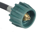 MB Sturgis Propane Hose, 1/4 in Male Pipe Thread x Type 1 ACME, 15 in Length, 200000 SCFH - 100473-15-MBS