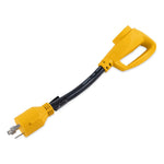 Camco Power Cord Adapter, 3 Prong For L5-30 Locking, 30 amp Dogbone - 55272