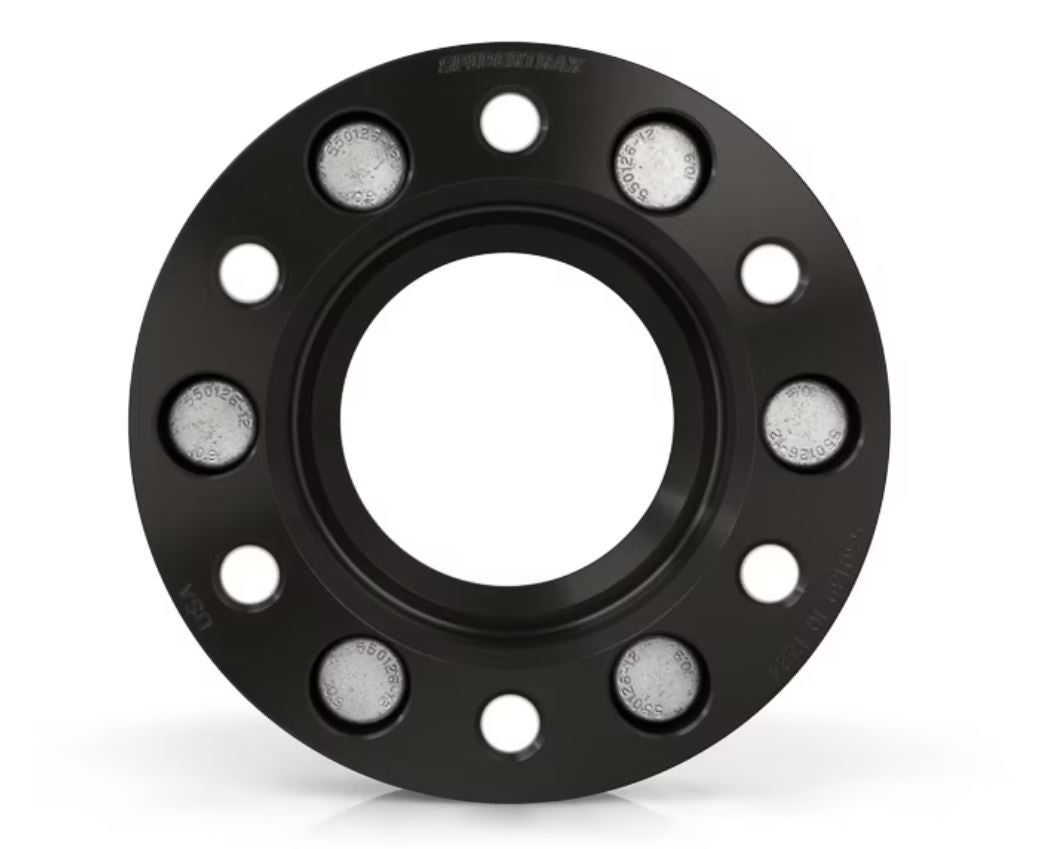 Spidertrax Wheel Spacer, 6 x 139.7 Millimeter/6 x 5.50 in Bolt Pattern, 31.75 Millimeter/1-1/4 in Thickness, Anodized Black, Set Of 2 - WHS036K
