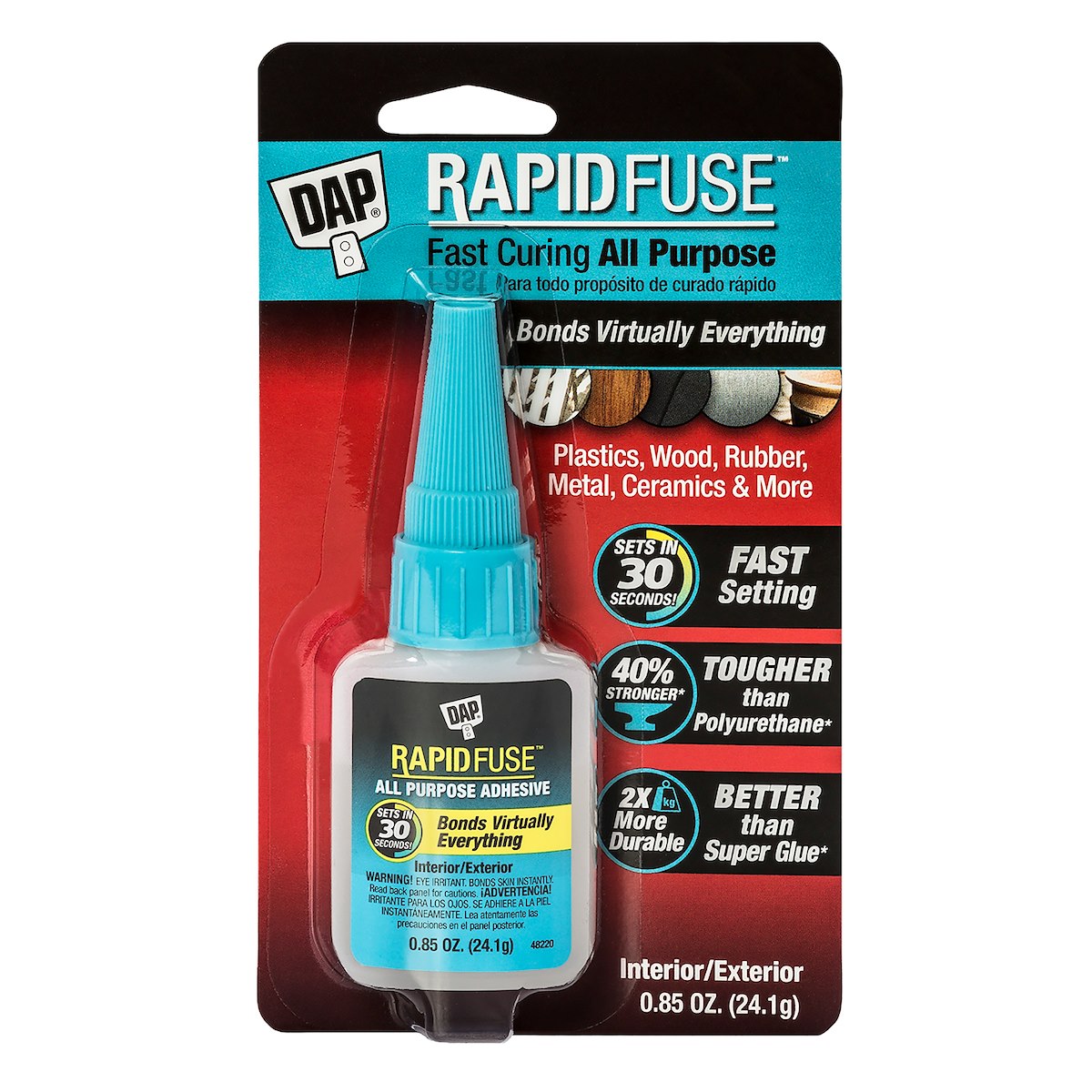 DAP Super Glue, 0.85 oz Tube - 7079800155