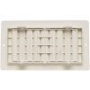 Valterra Heating/Cooling Register, 4 in Width x 8 in Length, White - A10-3364VP