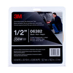 3M Multi Purpose Tape, 1/2 in X 60 ft, Black - 06382