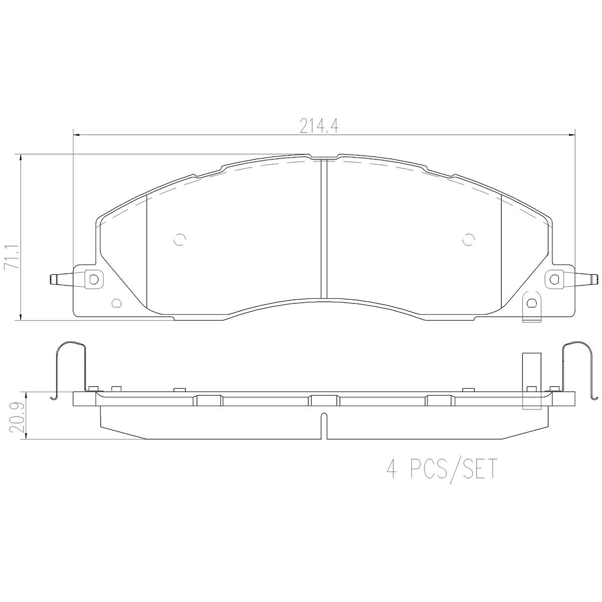 Brembo Brake Pads P18039N product image 3