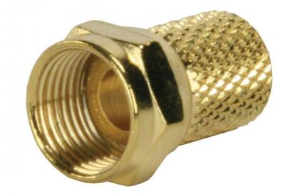 JR Products Antenna Cable Connector, RG6 Coaxial End - 47275