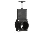 Valterra Sewer Waste Valve, Waste Valve For RV Black Water System, 3 in Waste Valve, With 3 in Hub x 3 in Spigot - T40