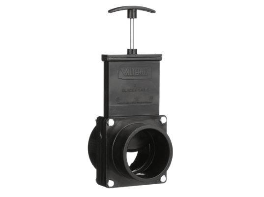Valterra Sewer Waste Valve, Waste Valve For RV Black Water System, 3 in Waste Valve, With 3 in Hub x 3 in Spigot - T40
