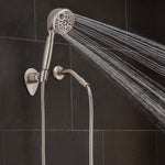 Oxygenics/ ETL Shower Head, Hand Held With 72 in Hose, With 5 Function Spray Settings, 3-3/4 in Outer Diameter - 87464