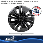 Coast2Coast Universal Wheel Covers 49514BLK product image 3