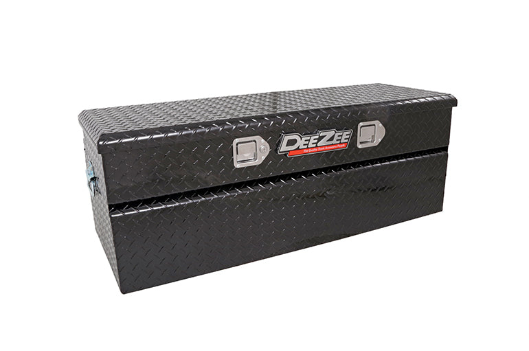 Dee Zee Tool Box, Red Label, Black Gloss Powder Coated Aluminum, 46.5 in Length x 19 in Width x 16 in Height - DZ8546B