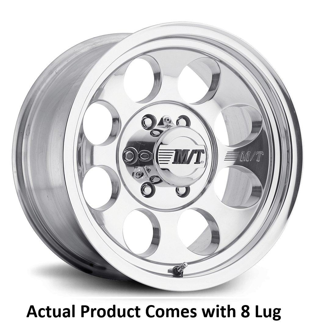 Mickey Thompson Wheel, 17 in Diameter x 12 in Width, 8 x 165.1 Millimeter/8 x 6.50 in Bolt Pattern, -74 Millimeter Offset - 226100475