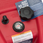 Attwood Marine Fuel Tank, 6 gal Capacity, 19.82 in Length x 13-1/2 in Width x 9.16 in Height - 8806LPG2