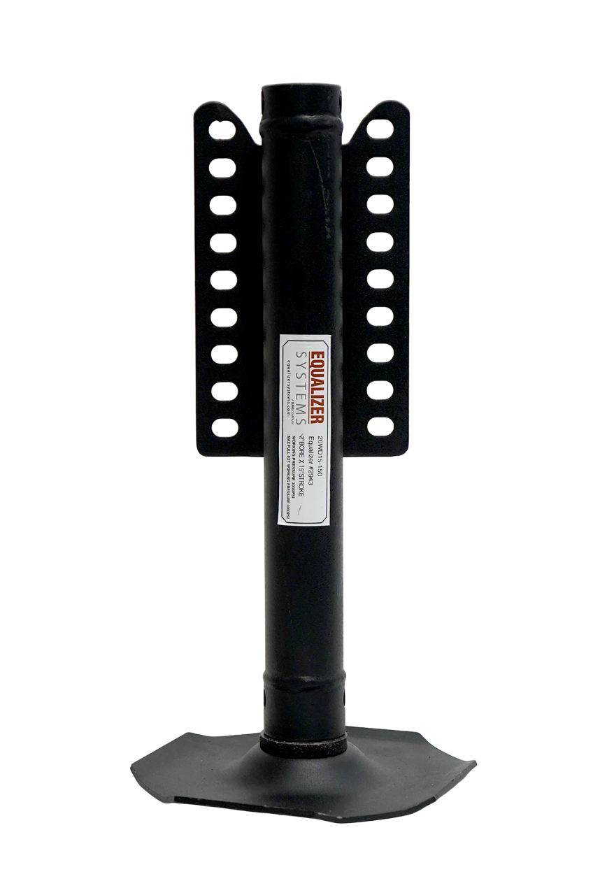 Equalizer Systems Trailer Tongue Jack Drop Leg, 15 in Stroke, 3000 Psi Working Pressure - 7636