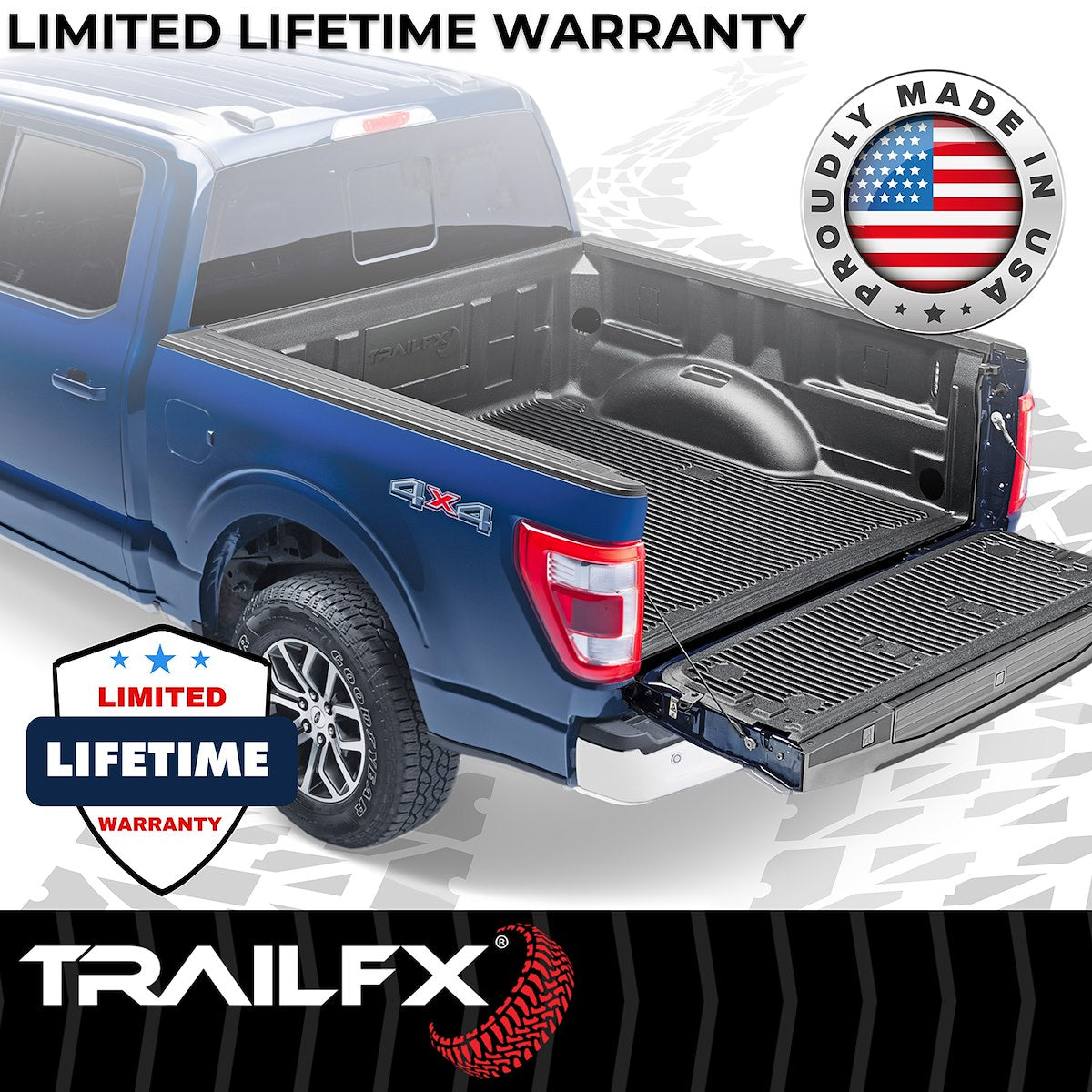 TrailFX Bed Liner, Black - F55U04X