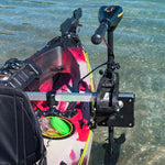 Railblaza Trolling Motor Mount, Black And Silver, 46-1/2 in Length - 04-4091-11