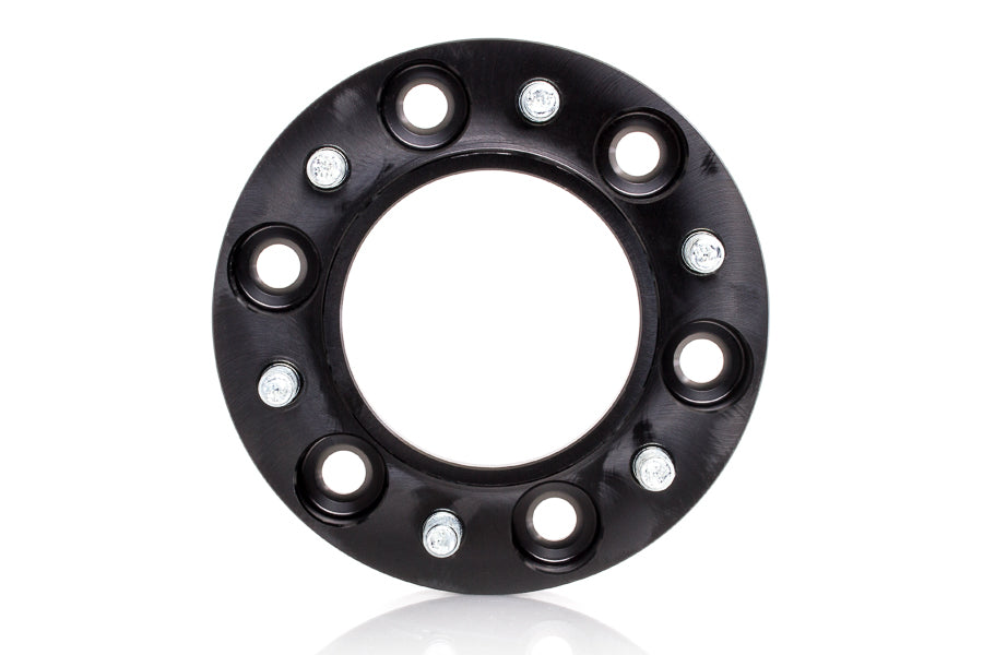 Spidertrax Wheel Spacer, 6 x 139.7 Millimeter/6 x 5.50 in Bolt Pattern, 31.75 Millimeter/1.25 in Thickness, Anodized Black, Set Of 2 - WHS007K