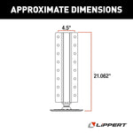 Lippert Leveling Jack, 8000 lb Capacity - 3728923