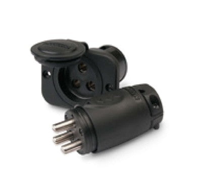 BEP Marine Trolling Motor Charging Plug, 2-Wire/3-Wire Connections, 12 V/24 V/36 V/48 V Systems, 70 amp Rating - 12VCPS3