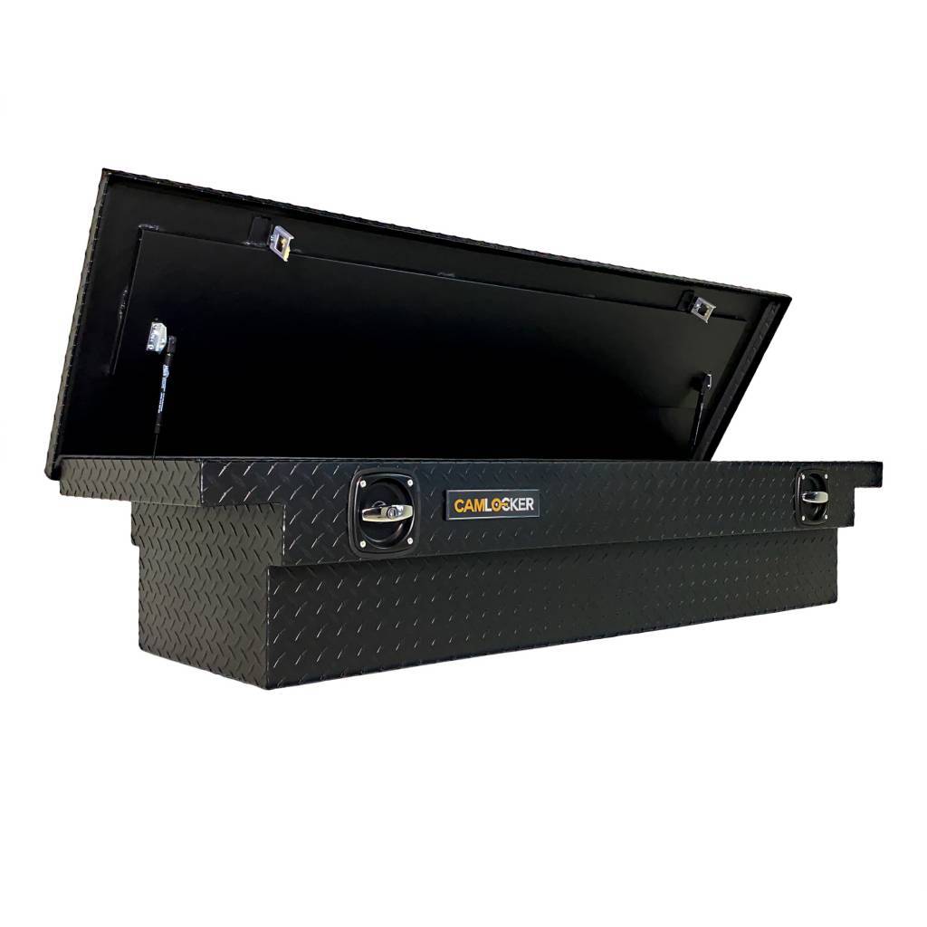 Camlocker Tool Box, Matte Black, Aluminum, 71 in Length x 20 in Width x 14 in Height - S71LP_MB